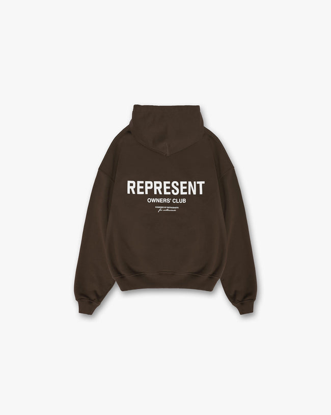 Represent Owners Club Hoodie - Brown Hover Image