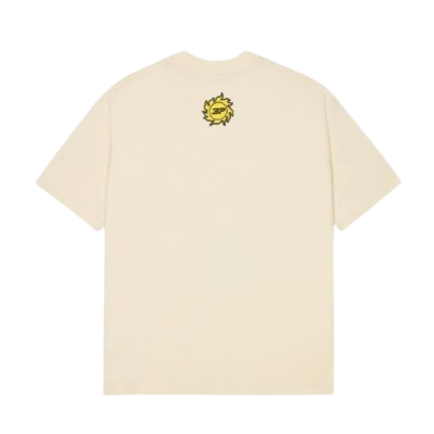 BROKEN PLANET MARKET 'FOOT ON THE GAS' TEE (VANILLA WHITE) Main Image