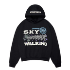 BROKEN PLANET MARKET 'SKY WALKING' HOODIE (MIDNIGHT BLACK)