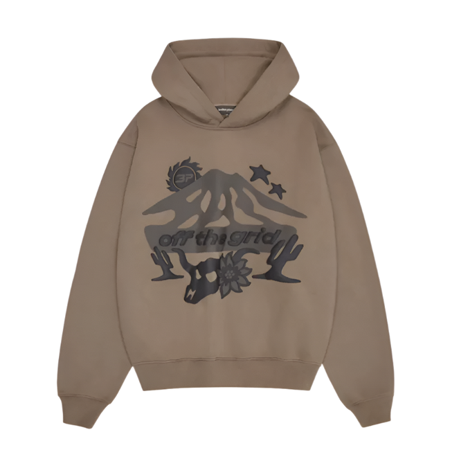 BROKEN PLANET MARKET 'OFF THE GRID' HOODIE (EARTH BROWN) Hover Image