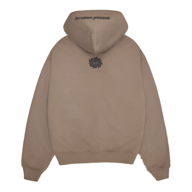 BROKEN PLANET MARKET 'OFF THE GRID' HOODIE (EARTH BROWN) Main Image