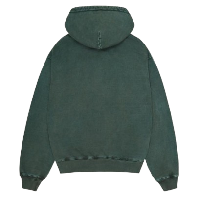 BROKEN PLANET MARKET 'WASHED BASICS' HOODIE (WASHED EMERALD) Main Image