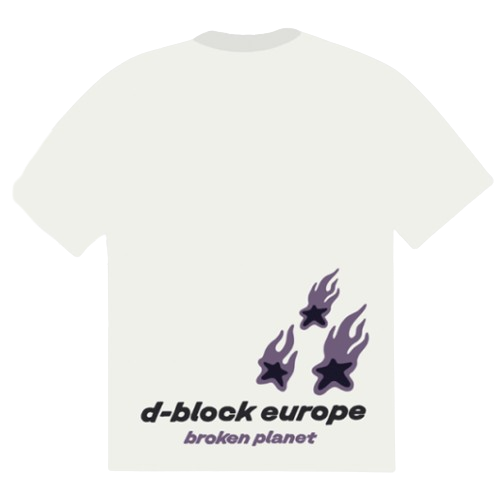BROKEN PLANET MARKET X D-BLOCK EUROPE 'ROLLING STONE' COLLAB TEE (WHITE) Main Image