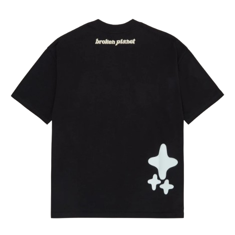 BROKEN PLANET MARKET 'INTO THE ABYSS' TEE (MIDNIGHT BLACK) Main Image