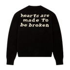 BROKEN PLANET MARKET 'HEARTS ARE MADE TO BE BROKEN' SWEATER (SOOT BLACK)