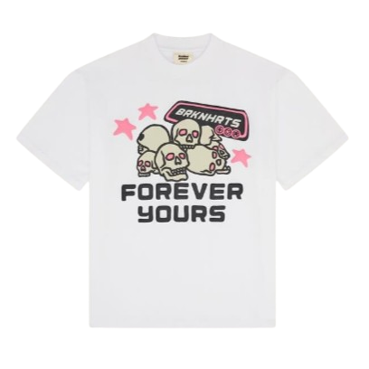 BROKEN PLANET MARKET 'FOREVER YOURS' GRAPHIC TEE (SNOW) Hover Image