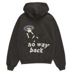 BROKEN PLANET MARKET 'TRAPPED IN TIME' HOODIE (SOOT BLACK)
