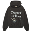 BROKEN PLANET MARKET 'TRAPPED IN TIME' HOODIE (SOOT BLACK)