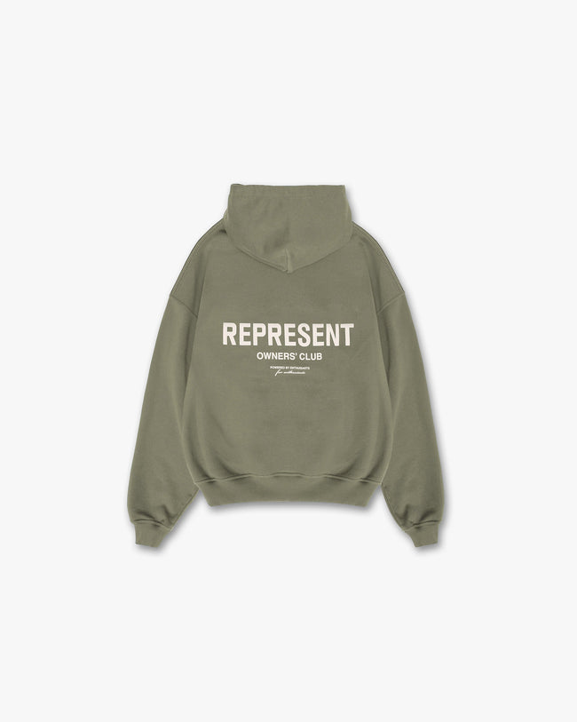 Represent Owners Club Hoodie - Olive Hover Image