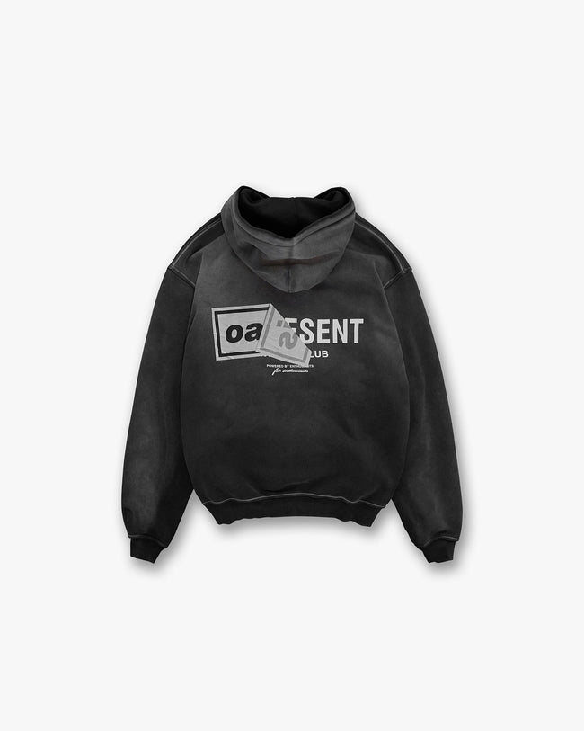 Represent X Oasis Owners Club Hoodie - Stained Black Hover Image