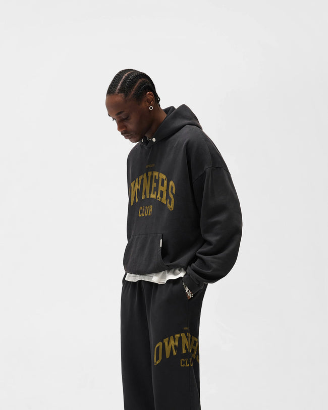 Represent Owners Club Hoodie - Faded Black Main Image