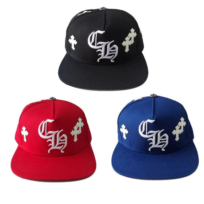 Chrome Hearts Baseball Cross Patch Cap CH Logo Trucker Hat Hover Image