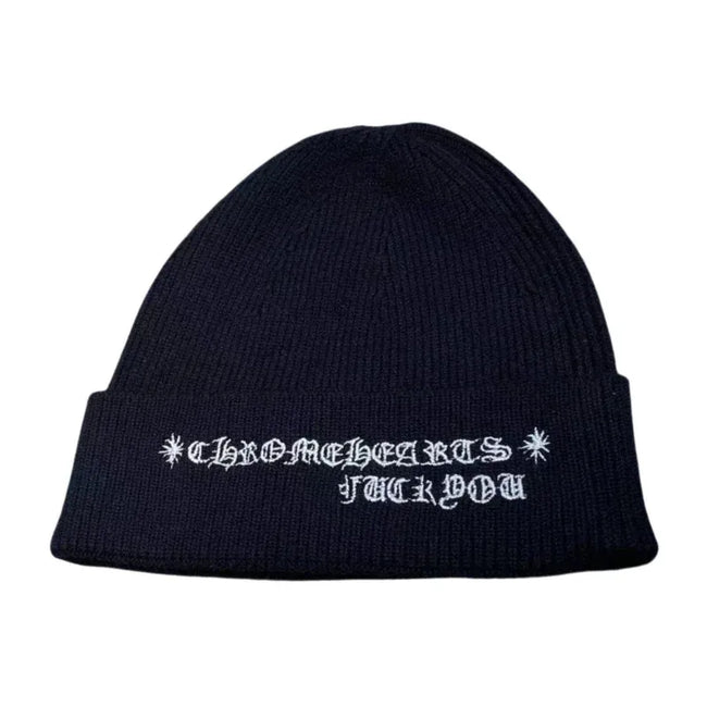 Chrome Hearts Plus Cross Knit Hat Beanie Main Image