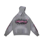 Hellstar Phantom Crest Hoodie – Ash Grey