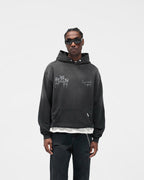 Hand Drawn Thoroughbred Hoodie - Aged Black