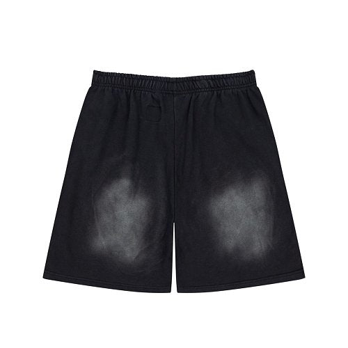 Tribal Flame Mesh Shorts – Black Streetwear Athletic Shorts