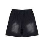 Tribal Flame Mesh Shorts – Black Streetwear Athletic Shorts